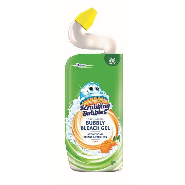 Scrubbing Bubbles Bubbly Bleach Gel Citrus Scent Toilet Bowl Cleaner 24 oz Gel 71580